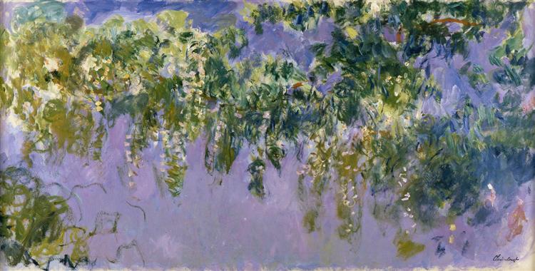 Wisteria, 1917 - 1920 - Claude Monet