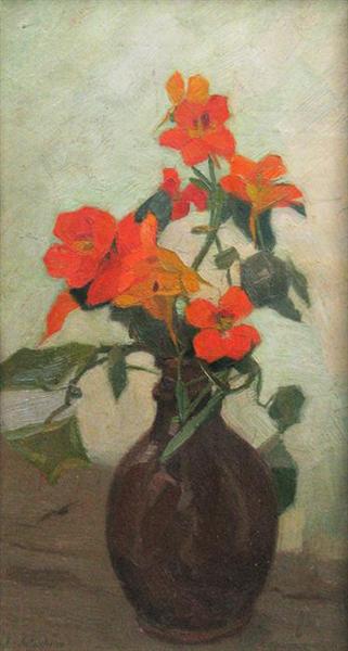 Edelweiss in Brown Vase - Константин Артакино