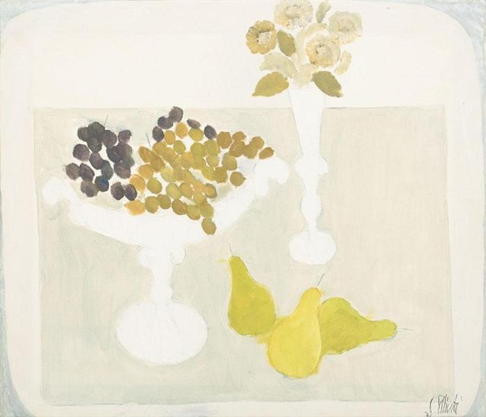 Pears and Grapes - Constantin Piliuta