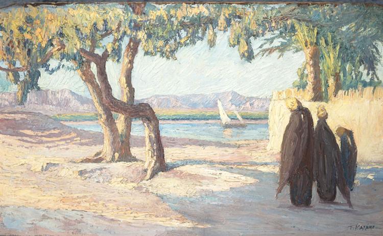 Nile Landscape, c.1911 - Константин Малеас