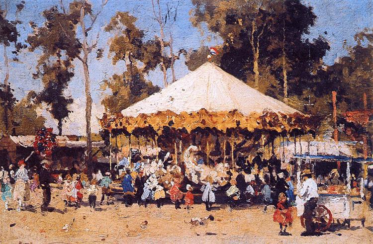 Fair In Laren - Cornelis Vreedenburgh