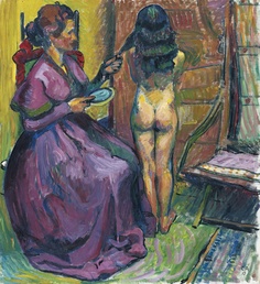Child at the Morning Toilette, 1910 - Куно Амье