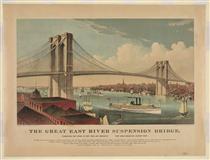 Brookyn Bridge - Currier & Ives