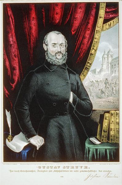Gustav Struve, 1848 - Куррье и Айвз