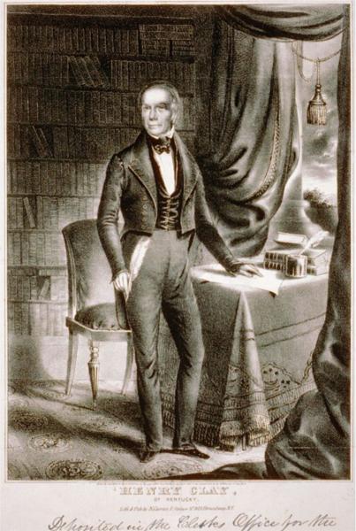 Henry Clay of Kentucky, 1842 - Куррье и Айвз