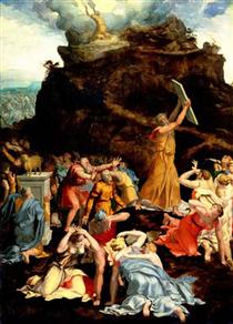 Moses on Mount Sinai - Даниеле да Вольтерра