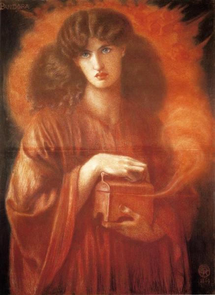 Pandora, 1869 - Dante Gabriel Rossetti