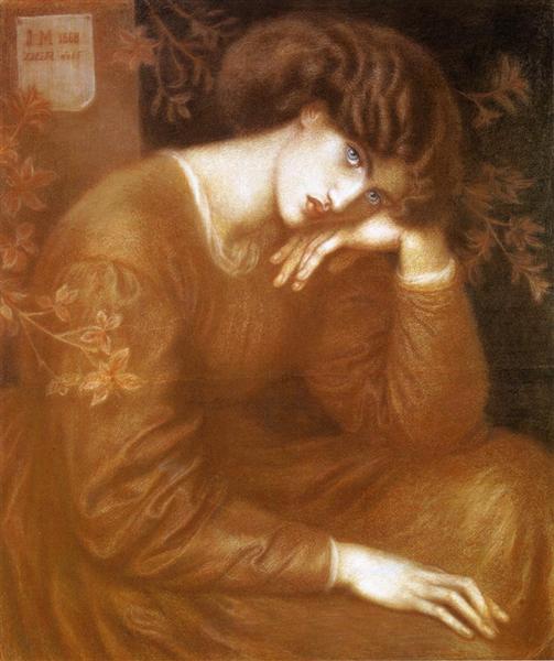 Reverie, 1868 - 但丁·加百列·羅塞蒂