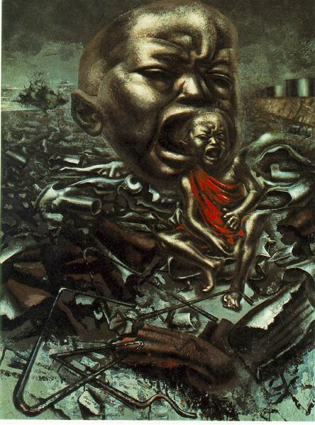 Echo Of A Scream, 1937 - David Alfaro Siqueiros