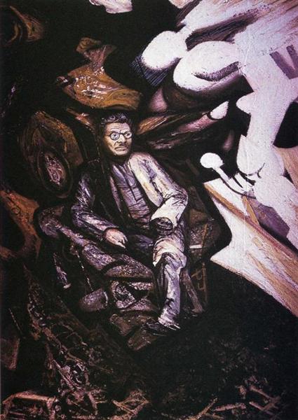 Portrait of Jose Clemente Orozco, 1947 - Давид Альфаро Сікейрос