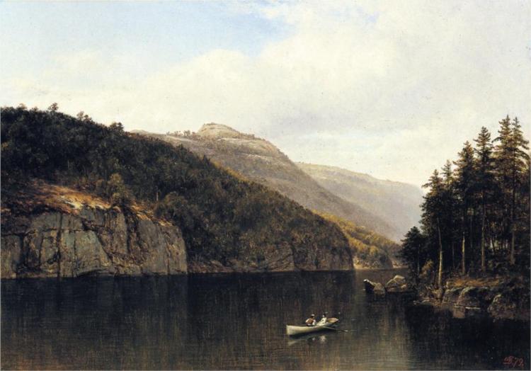 Looking West, from Dollar Island, Lake George, 1879 - David Johnson