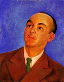 Portrait of Carlos Pellicer - Diego Rivera