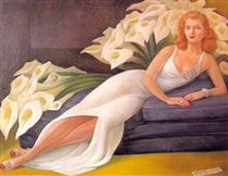 Portrait of Natasha Zakólkowa Gelman - Diego Rivera