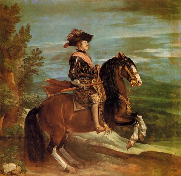 Equestrian Portrait of Philip IV, 1634 - 1635 - Diego Velazquez