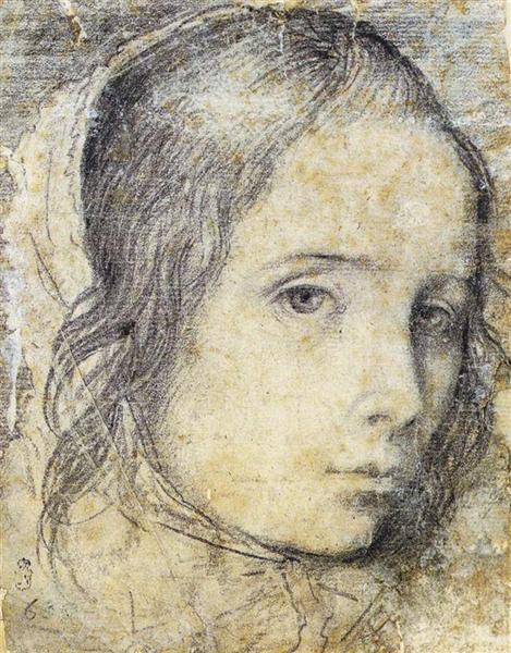 Head of a Girl, 1618 - Дієго Веласкес