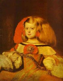 Portrait of the Infanta Margarita - 委拉斯奎茲