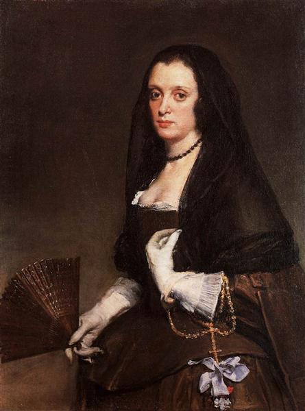 The Lady with a Fan, c.1640 - Diego Velazquez