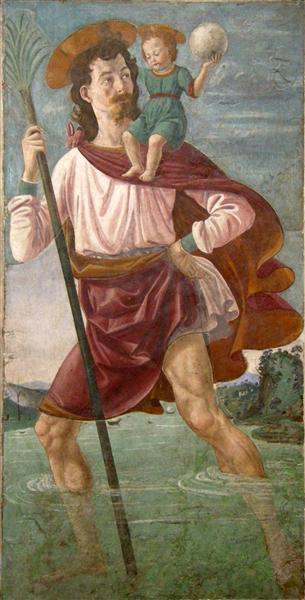 St. Christopher - Domenico Ghirlandaio