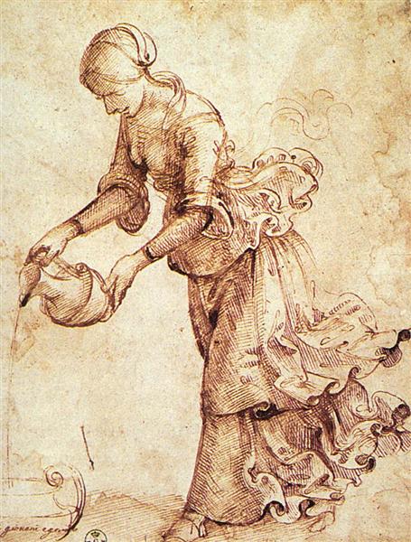 Study, c.1486 - Доменіко Гірляндайо