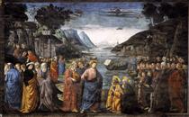 La Vocation des premiers apôtres Pierre et André - Domenico Ghirlandaio