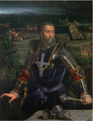Portrait of Alfonso I d'Este, 1530 - Доссо Доссі