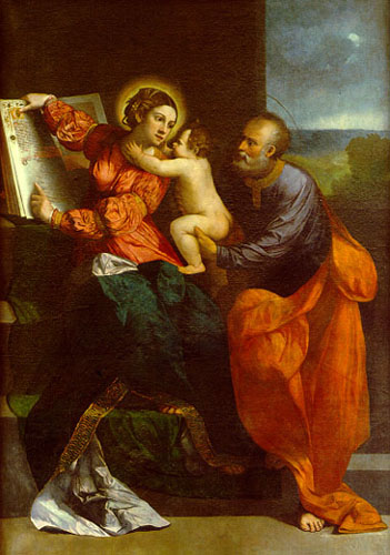 A Família Sagrada, 1527 - 1528 - Dosso Dossi