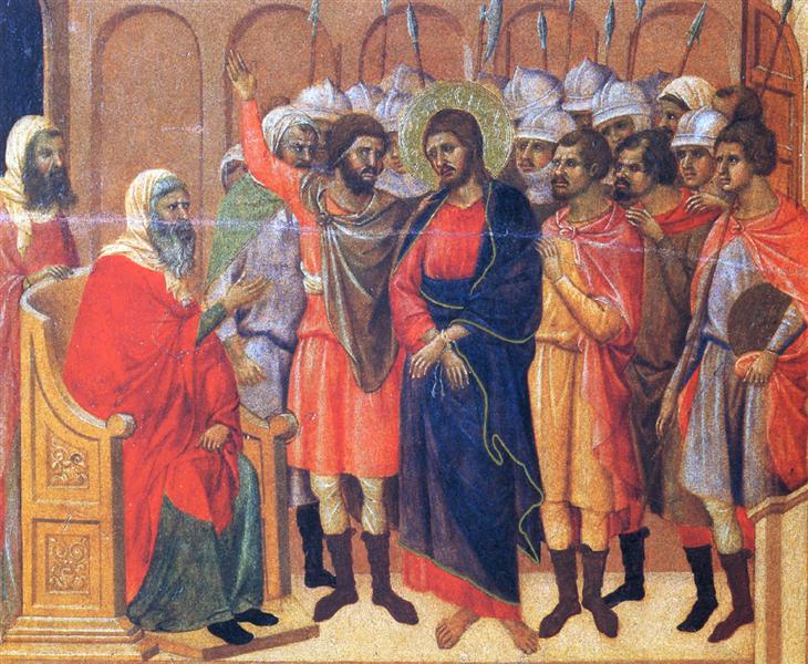 Christ in front of Anna, 1308 - 1311 - Duccio di Buoninsegna