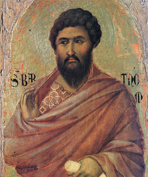 The Apostle Bartholomew, 1308 - 1311 - Duccio di Buoninsegna