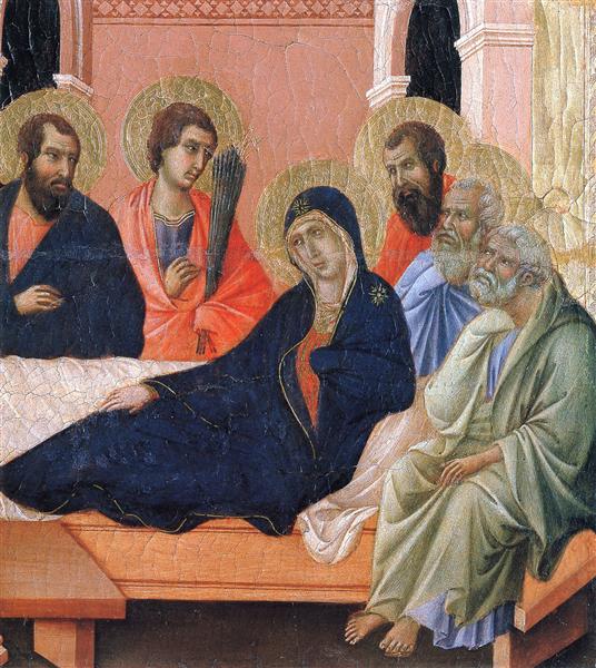 The apostles of Maria (Fragment), 1308 - 1311 - Duccio di Buoninsegna