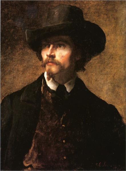 Man with a Hat, 1853 - Jonathan Eastman Johnson