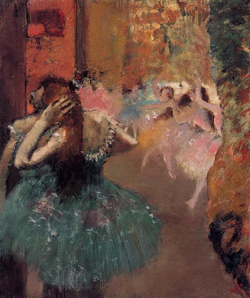 Балетная сцена, c.1893 - Эдгар Дега