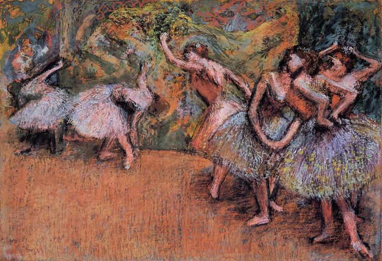Ballet Scene, c.1898 - Едґар Деґа
