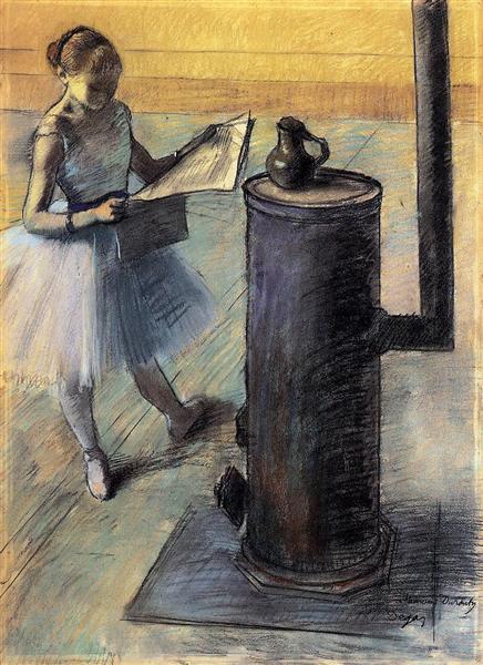 Dancer resting, c.1879 - c.1880 - Edgar Degas