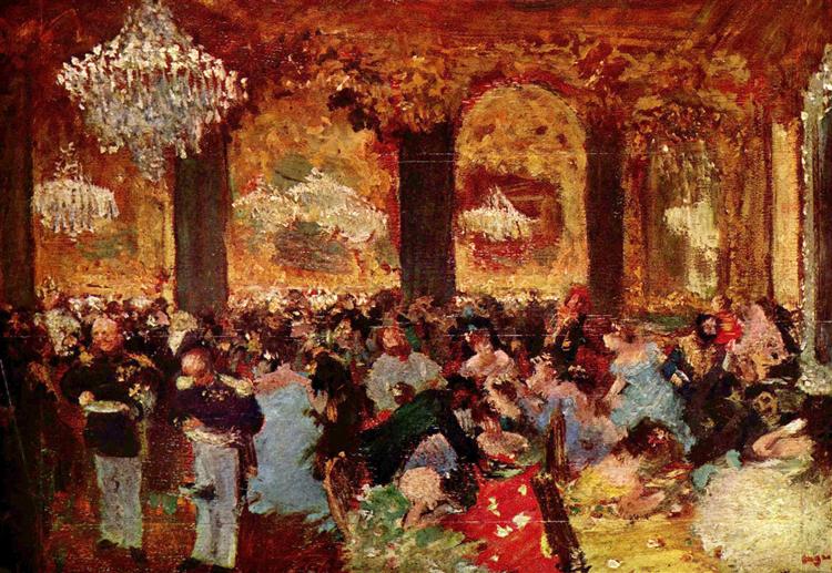 Обед на балу, 1879 - Эдгар Дега