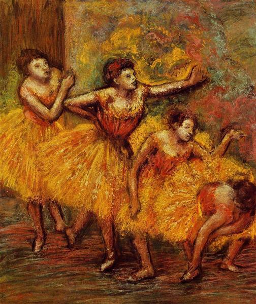 Четыре танцовщицы, c.1903 - Эдгар Дега