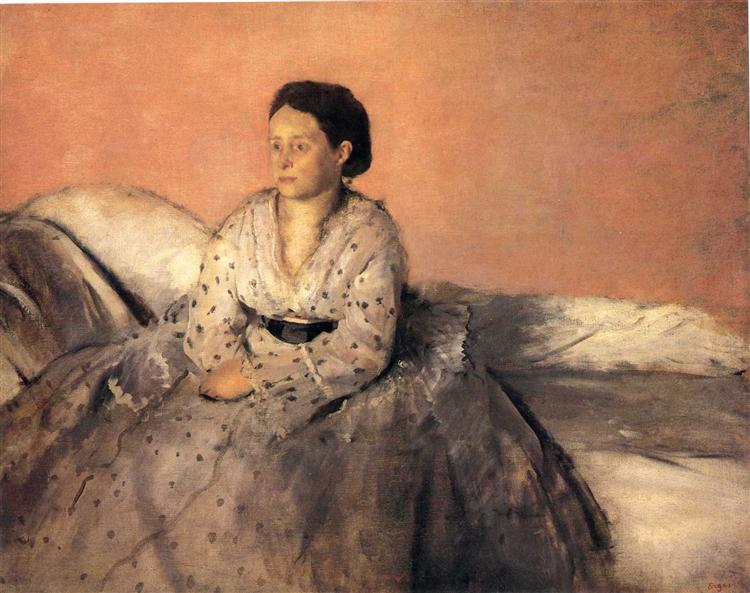 Madame Rene De Gas, 1872 - 1873 - Edgar Degas