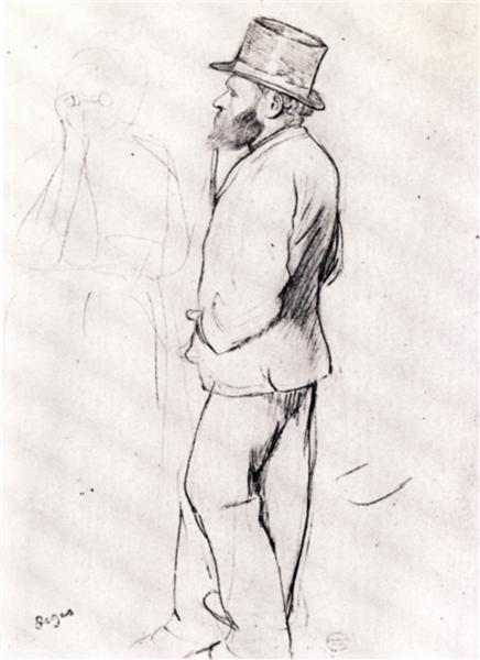 Мане на скачках, 1870 - Эдгар Дега