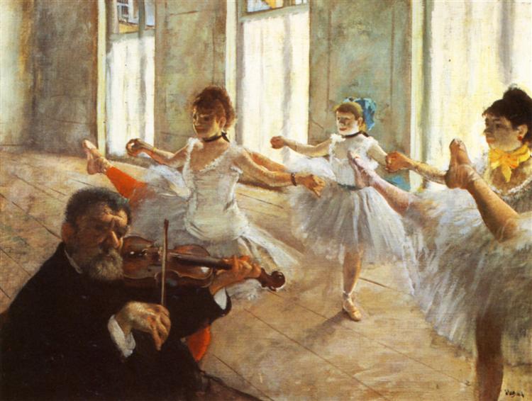 Rehearsal, 1879 - Edgar Degas