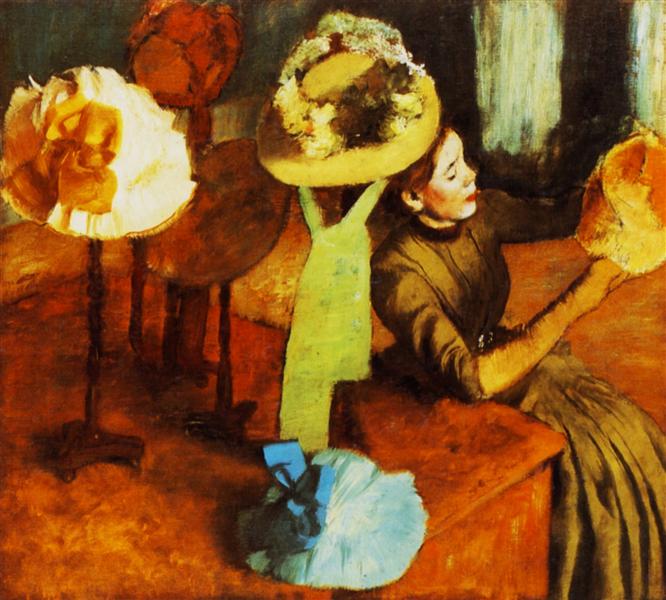 The Millinery Shop, 1884 - Edgar Degas