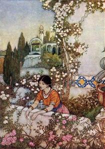 Blowing Rose, The Rubaiyat of Omar Khayyam - Эдмунд Дюлак