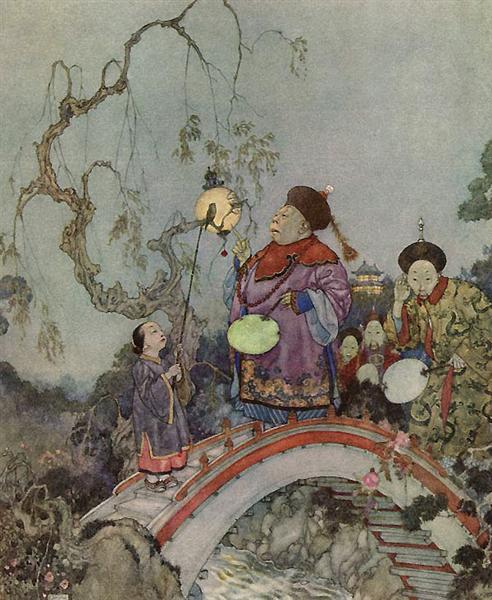 The Gentleman-in-Waiting - The Nightingale - Edmund Dulac