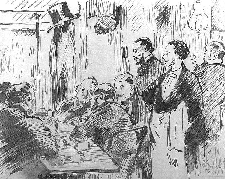 A café, interiour, 1869 - Edouard Manet