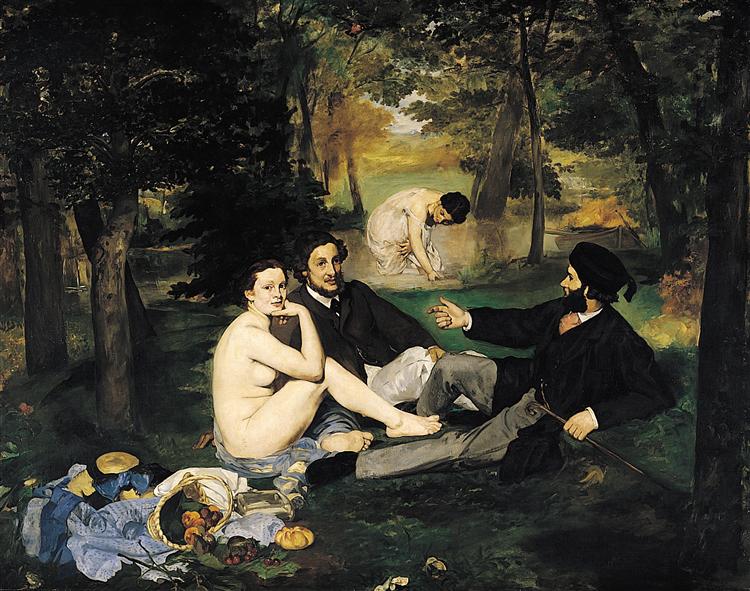 草地上的午餐, 1862 - 1863 - 馬奈