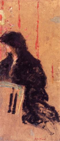 A Somber Dress - Édouard Vuillard