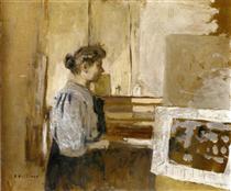 Woman in the Studio - Edouard Vuillard