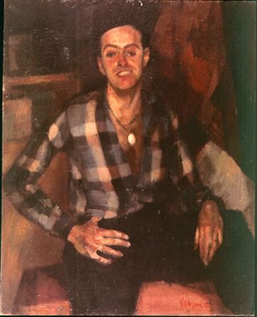 Retrato do pintor Waldemar da Costa, 1931 - Eduardo Afonso Viana