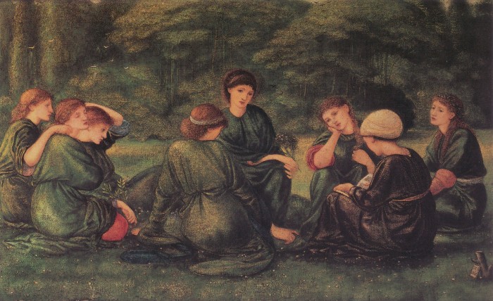 Green Summer, 1868 - Едвард Берн-Джонс