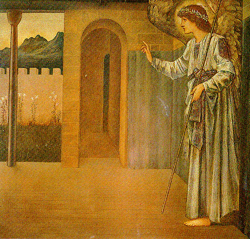 The Annunciation The Angel - Edward Burne-Jones