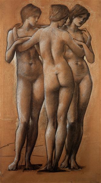 The Three Graces, 1885 - Едвард Берн-Джонс