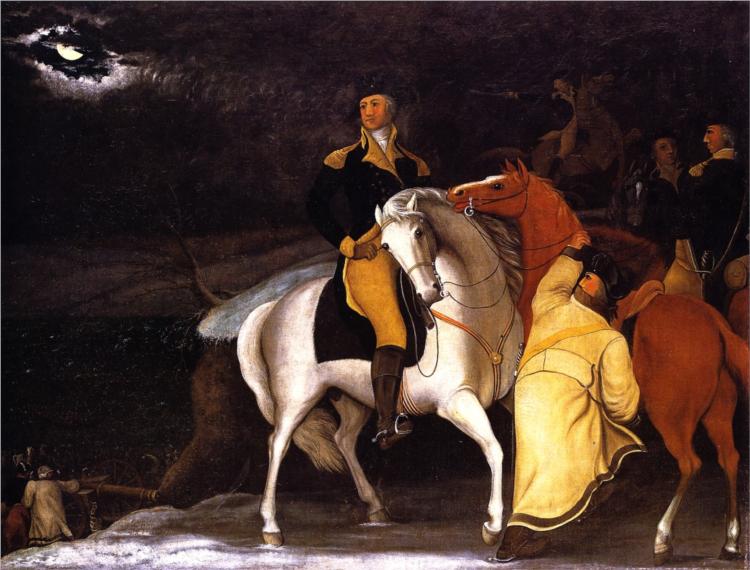 George Washington with His Army Crossing the Delaware, 1848 - Едвард Хікс
